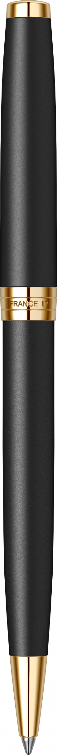 Подарочный набор: Шариковая ручка Parker Sonnet Core K528, Matte Black GT +  Ежедневник Premium, Black GS — фото 4